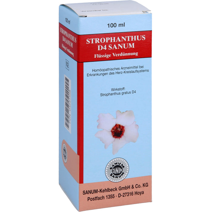SANUM-KEHLBECK Strophanthus D4 Sanum flüssige Verdünnung bei Erkrankungen des Herz-Kreislaufsystems, 100 ml Lösung