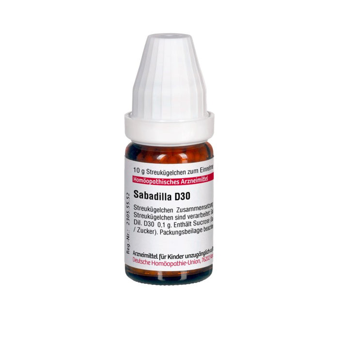 Sabadilla D30 DHU Globuli, 10 g Globules