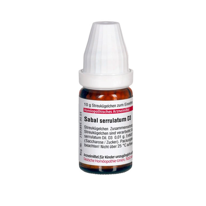 Sabal serrulatum D3 DHU Globuli, 10 g Globules