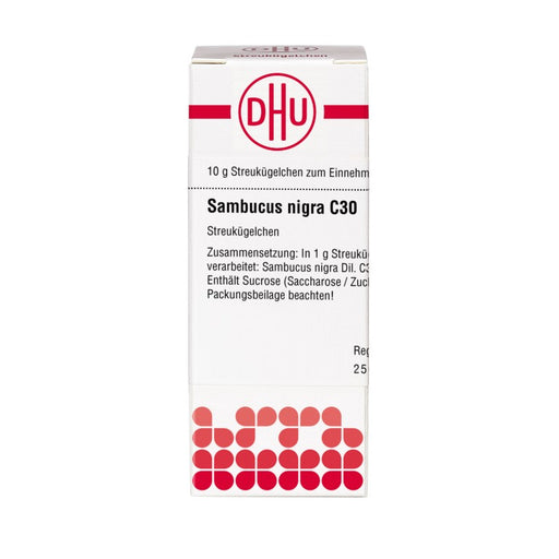DHU Sambucus nigra C30 Streukügelchen, 10 g Globuli