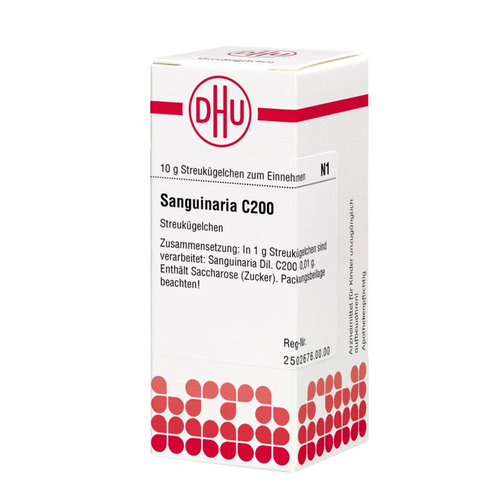 Sanguinaria C200 DHU Globuli, 10 g Globules