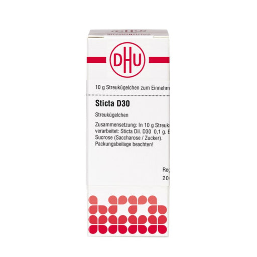 Sticta D30 DHU Globuli, 10 g Globuli