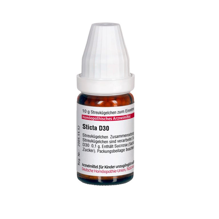 Sticta D30 DHU Globuli, 10 g Globules