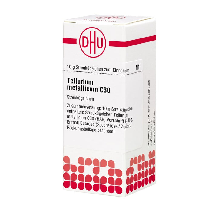 Tellurium metallicum C30 DHU Globuli, 10 g Globules