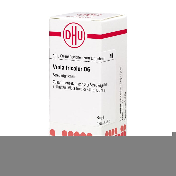 Viola tricolor D6 DHU Globuli, 10 g Globuli
