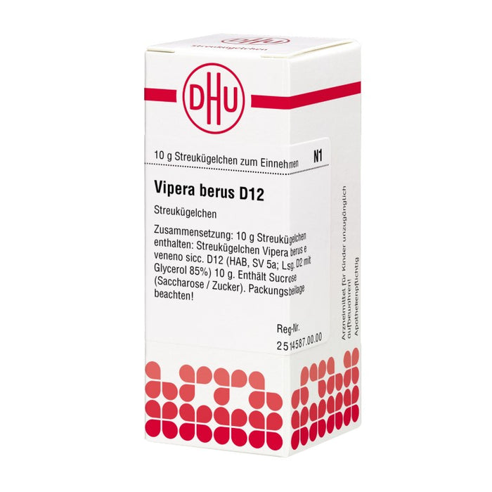 Vipera berus D12 DHU Globuli, 10 g Globules