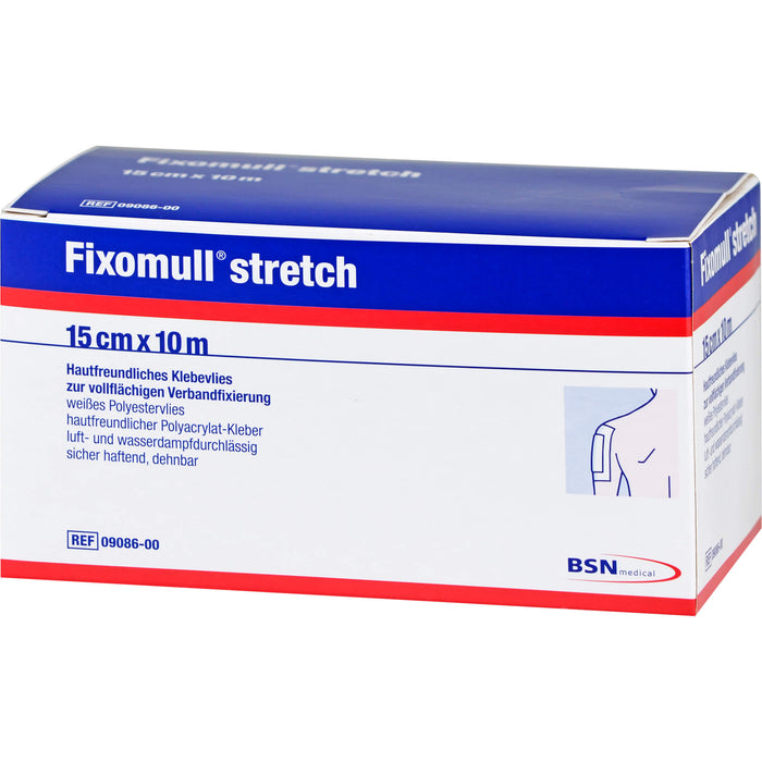 Fixomull stretch 10 m x 15 cm hautfreundliches Klebevlies, 1 pcs. Patch