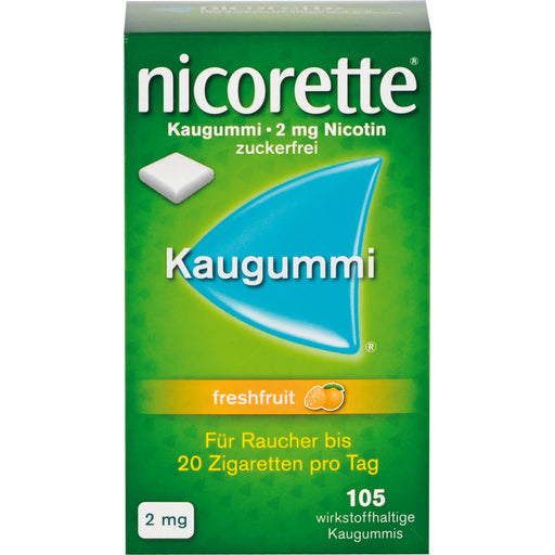 Nicorette 2mg Freshfruit Emra Kaugummi, 105 St KGU
