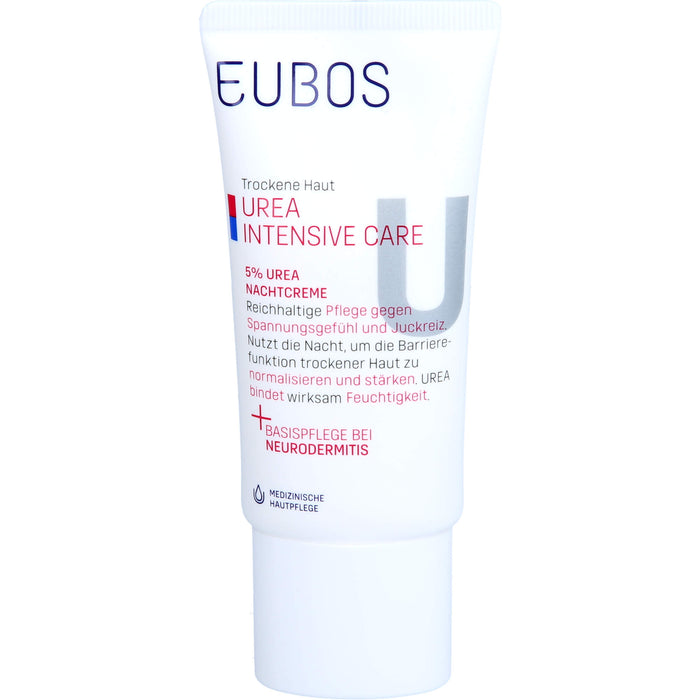 EUBOS Trockene Haut Urea 5% Nachtcreme, 50 ml Cream