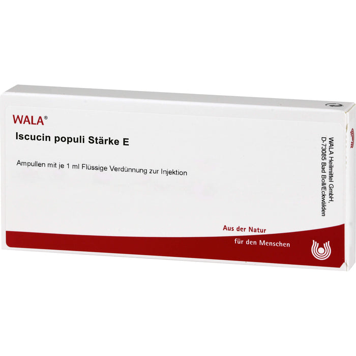 Iscucin® Populi Stärke E, 10X1 ml AMP