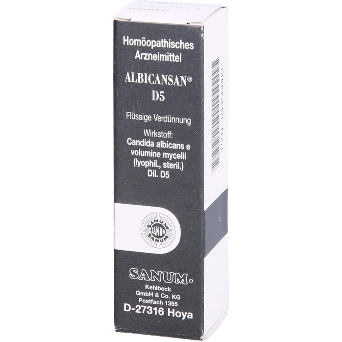 SANUM-KEHLBECK Albicansan D5 flüssige Verdünnung, 10 ml Solution