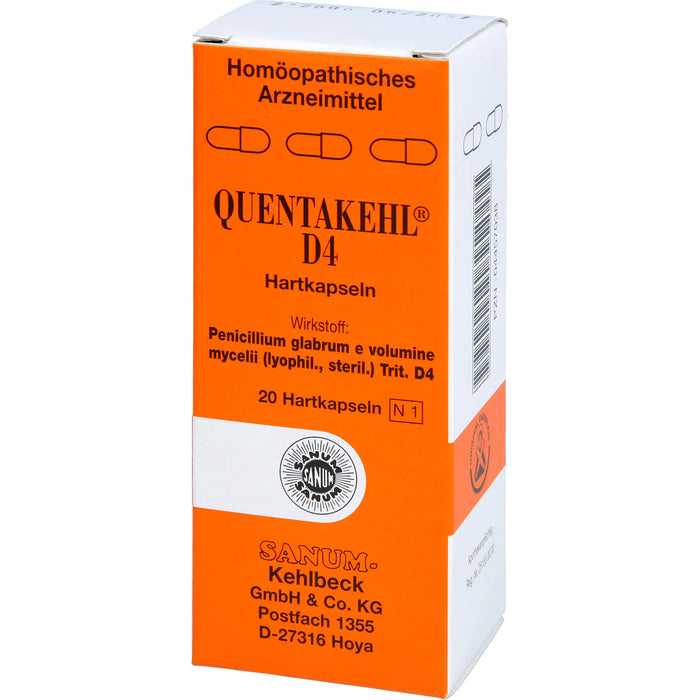 SANUM-KEHLBECK Quentakehl D4 Hartkapseln, 20 pcs. Capsules