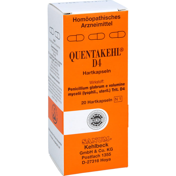 SANUM-KEHLBECK Quentakehl D4 Hartkapseln, 20 pcs. Capsules