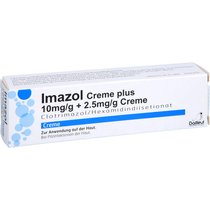 Imazol Creme plus 10mg/g + 2.5mg/g Creme bei Pilzinfektionen der Haut, 25 g Creme