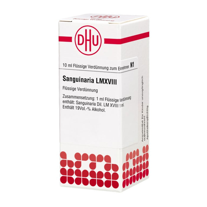 Sanguinaria LM XVIII DHU Dilution, 10 ml Solution