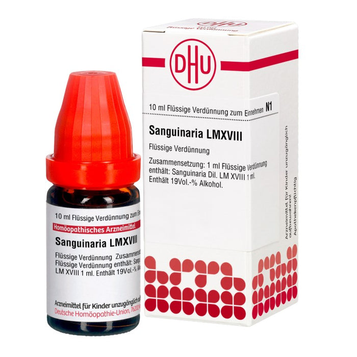 Sanguinaria LM XVIII DHU Dilution, 10 ml Solution