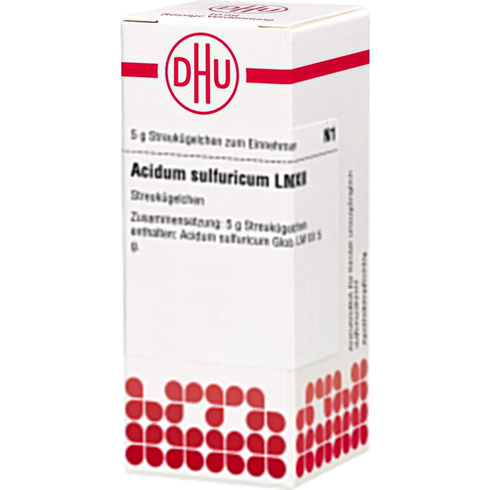 DHU Acidum sulfuricum LM XII Streukügelchen, 5 g Globuli