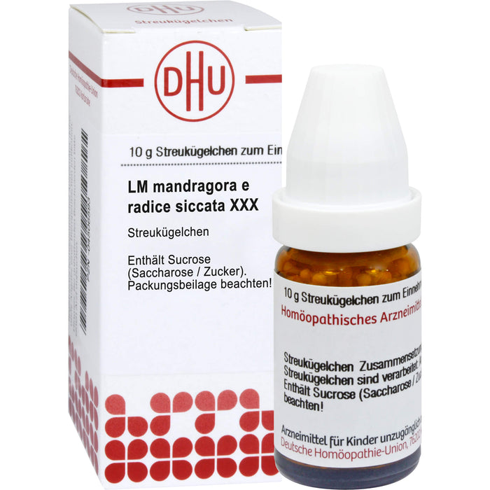 Mandragora e radice siccata LM XXX DHU Globuli, 5 g Globules