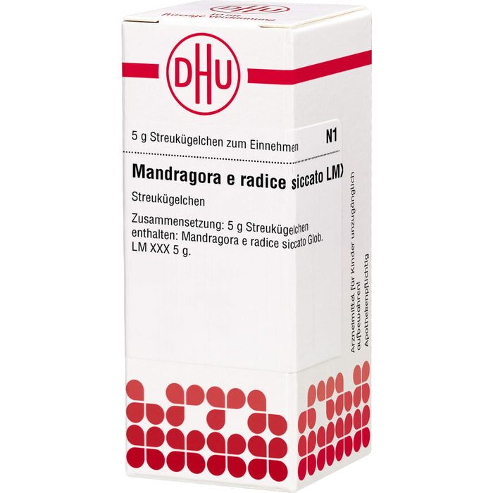 Mandragora e radice siccata LM XXX DHU Globuli, 5 g Globules