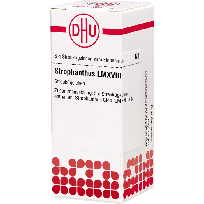 Strophanthus LM XVIII DHU Globuli, 5 g Globules