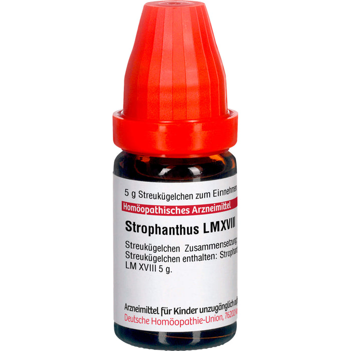 Strophanthus LM XVIII DHU Globuli, 5 g Globules