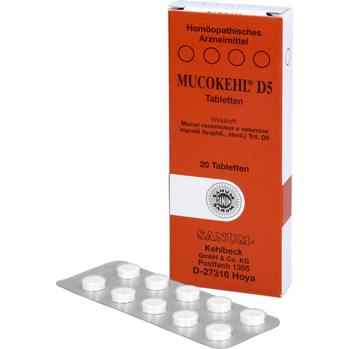 SANUM-KEHLBECK Mucokehl D5 Tabletten, 20 pc Tablettes