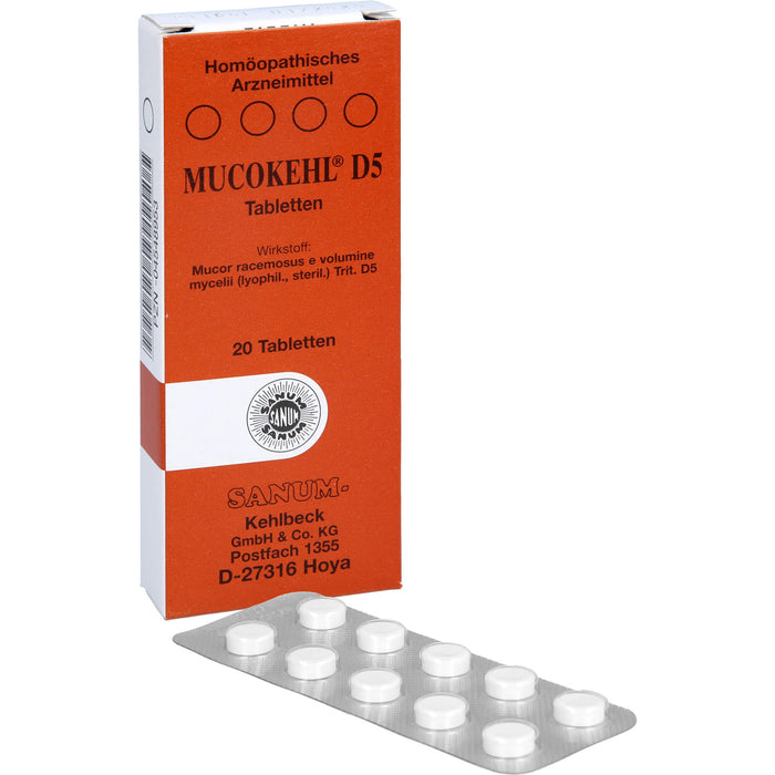 SANUM-KEHLBECK Mucokehl D5 Tabletten, 20 pc Tablettes