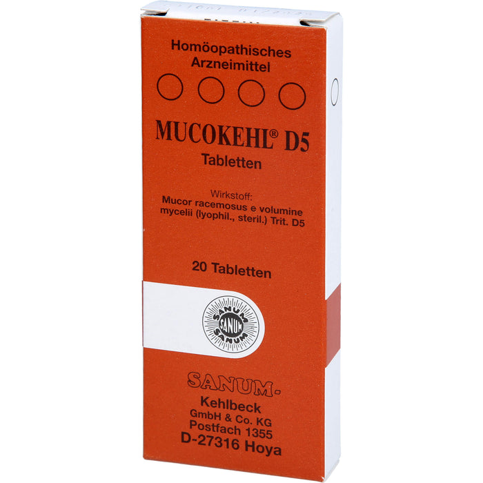 SANUM-KEHLBECK Mucokehl D5 Tabletten, 20 pc Tablettes