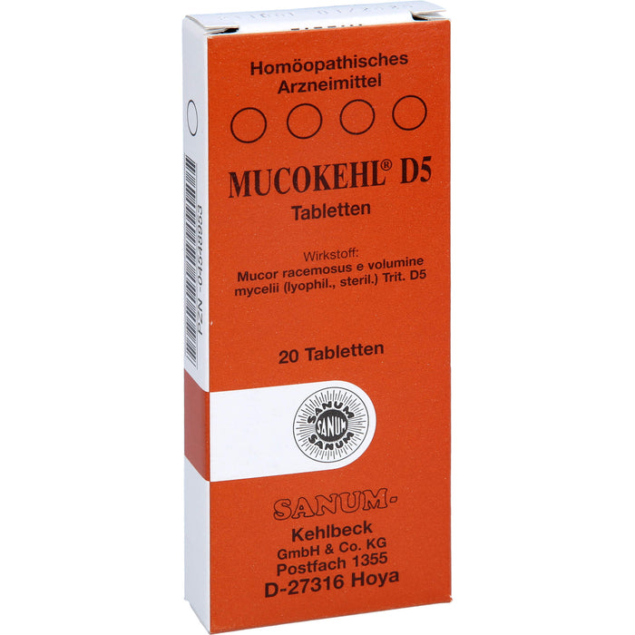 SANUM-KEHLBECK Mucokehl D5 Tabletten, 20 pc Tablettes
