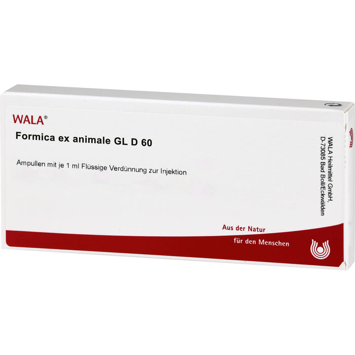 Formica Ex Animale Gl D60 Wala Ampullen, 10X1 ml AMP