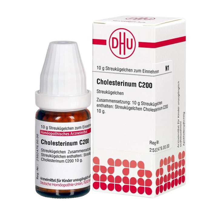 Cholesterinum C200 DHU Globuli, 10 g Globules