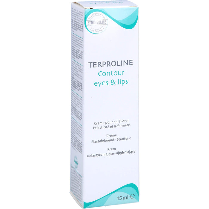 SYNCHROLINE Terproline Contour Eyes & Lips für sensible Haut im Augen- und Lippenbereich, 15 ml Creme