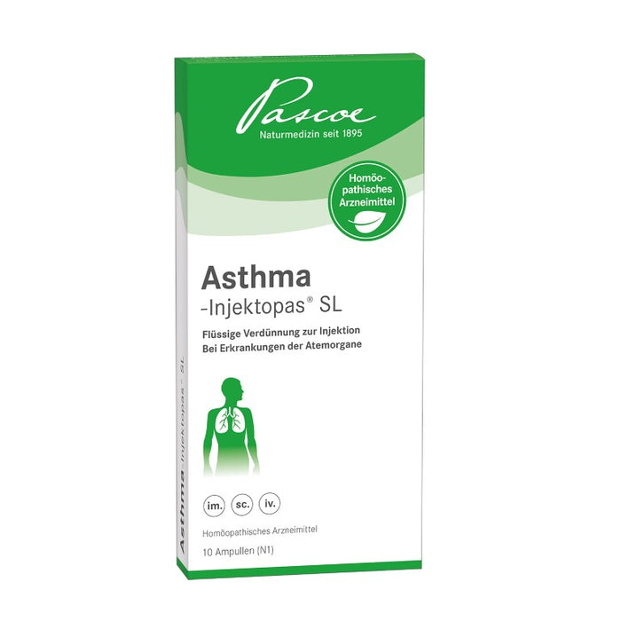Pascoe Asthma-Injektopas SL flüssige Verdünnung zur Injektion bei Erkrankungen der Atemorgane, 10 St. Ampullen