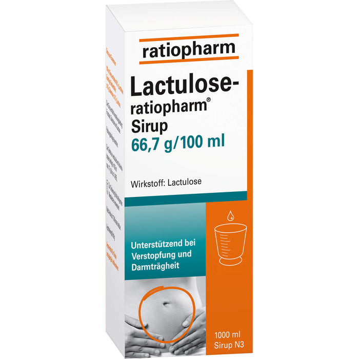 Lactulose-ratiopharm  Sirup, 1000 ml Solution