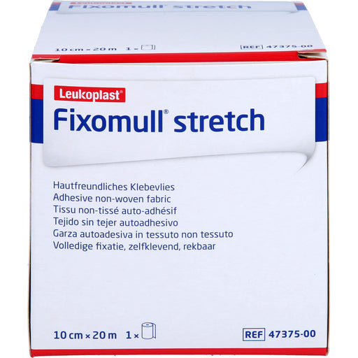 Fixomull Stretch 20 m x 10 cm hypoallergenes Klebevlies zur vollflächigen Verbandfixierung, 1 St. Pflaster
