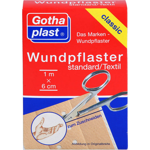 Gothaplast Wundpflaster classic standard Textil 1 m x 6 cm, 1 St. Pflaster