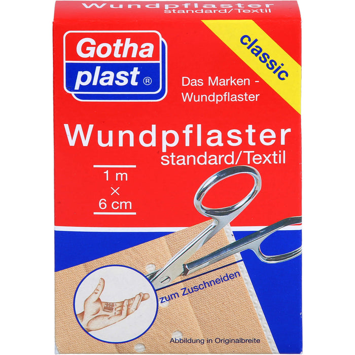 Gothaplast Wundpflaster classic standard Textil 1 m x 6 cm, 1 St. Pflaster