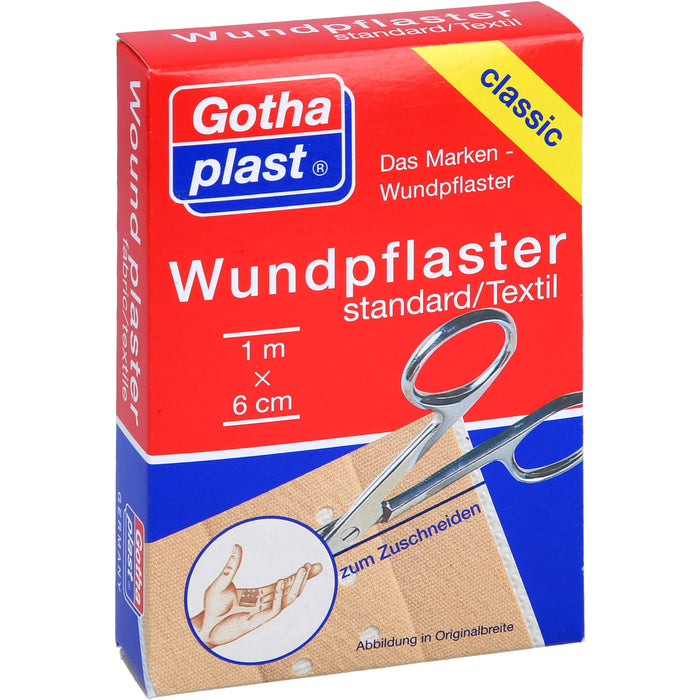 Gothaplast Wundpflaster classic standard Textil 1 m x 6 cm, 1 St. Pflaster