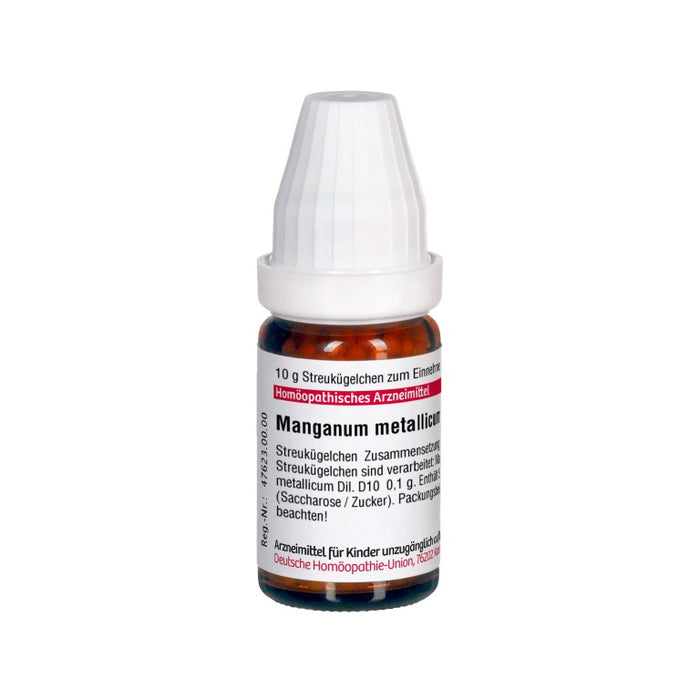 Manganum metallicum D10 DHU Globuli, 10 g Globules