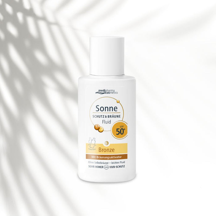 medipharma cosmetics Sonne Schutz & Bräune Fluid LSF 50+, 50 ml Creme