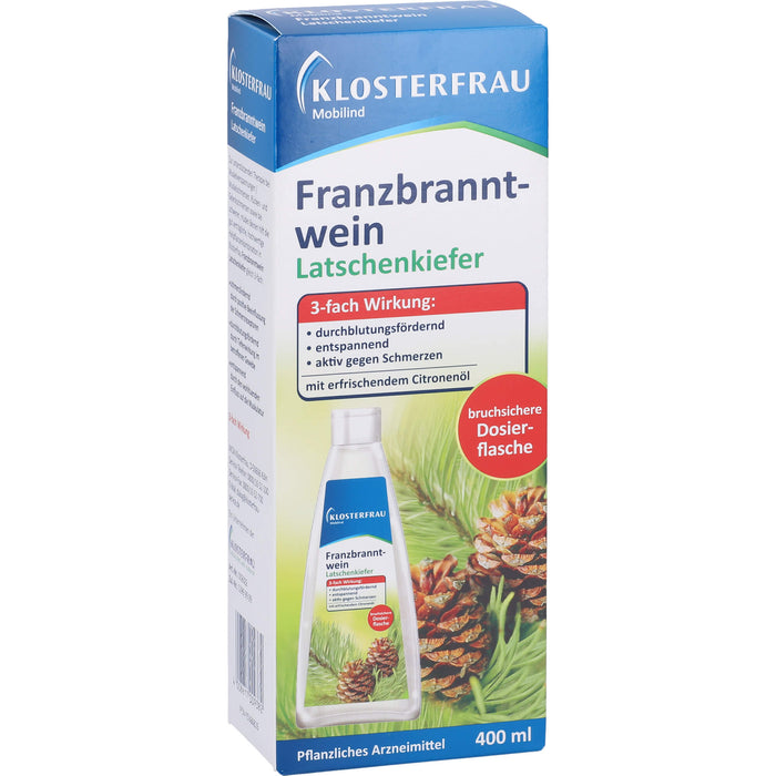 Klosterfrau Franzbranntwein Dosierfl.Latschenkief., 400 ml Solution