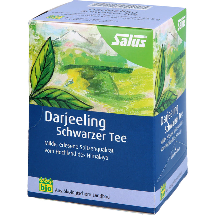 Darjeeling Schwarzer Tee bio Salus, 15 pc Sac filtrant