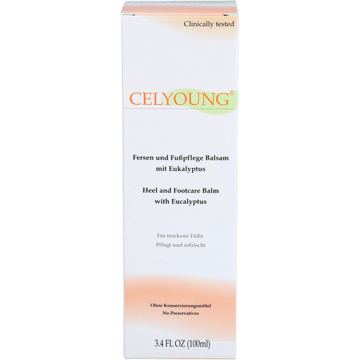 CELYOUNG Fersen und Fußpflege Balsam mit Eukalyptus, 100 ml Creme