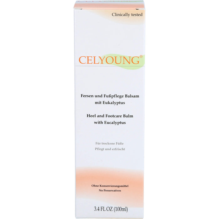 CELYOUNG Fersen und Fußpflege Balsam mit Eukalyptus, 100 ml Creme