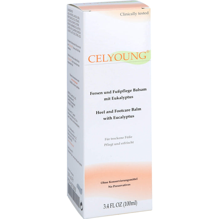 CELYOUNG Fersen und Fußpflege Balsam mit Eukalyptus, 100 ml Creme