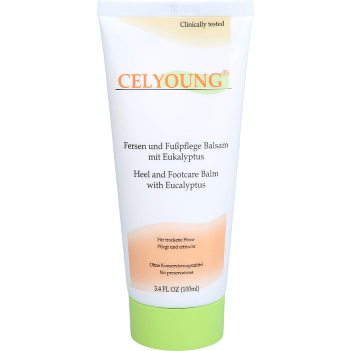 CELYOUNG Fersen und Fußpflege Balsam mit Eukalyptus, 100 ml Creme