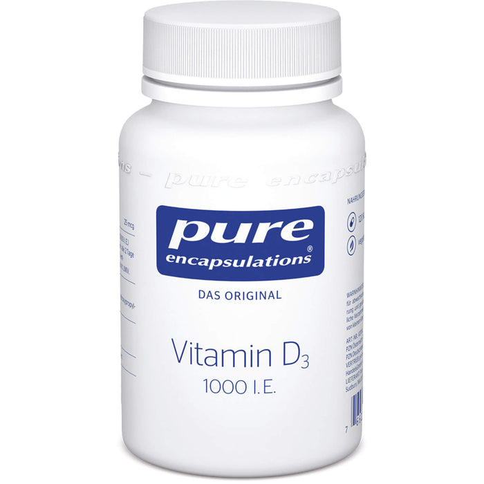 Pure Encapsulations Vitamin D3 1000 I.E. Kapseln, 120 St. Kapseln