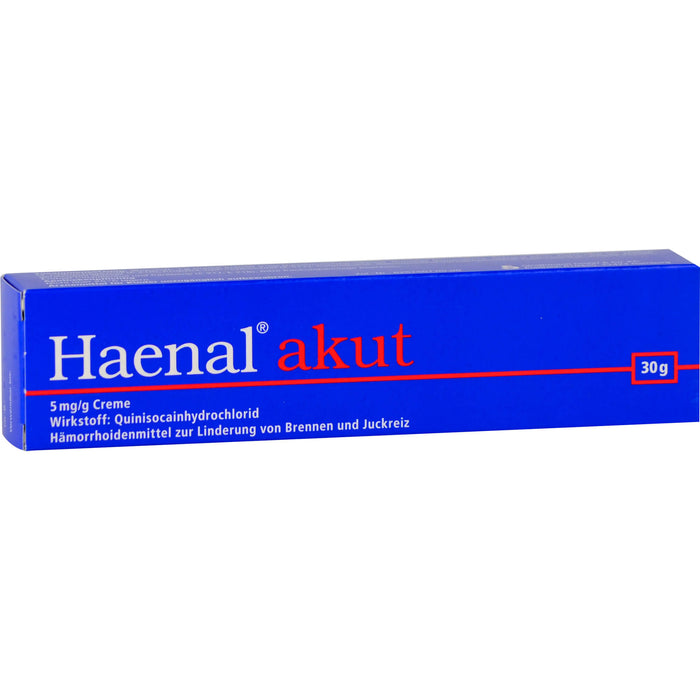Haenal  akut, 5 mg/g Creme, 30 g Creme