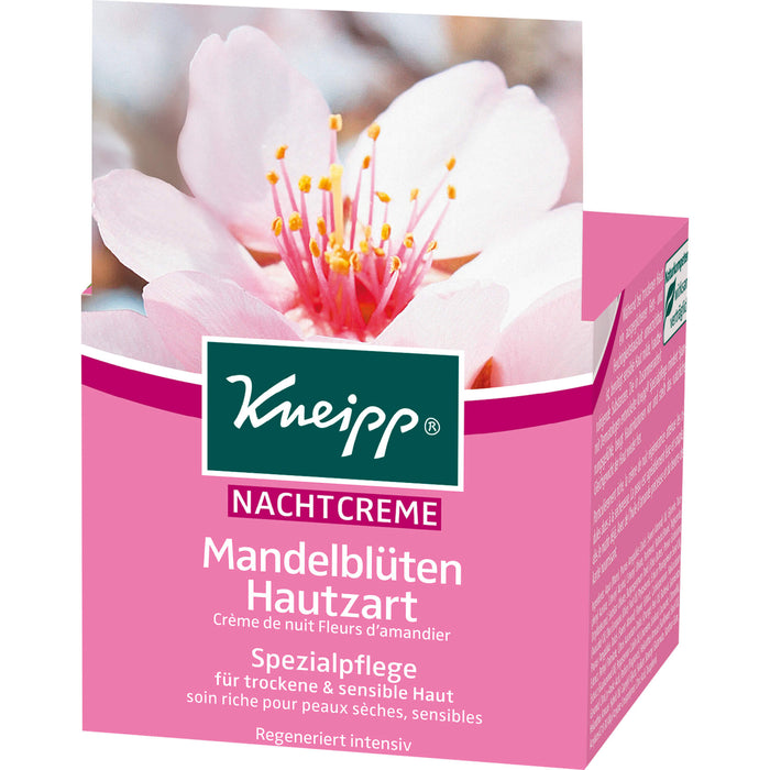 Kneipp Mandelblüten Hautzart Nachtcreme regeneriert & wirkt hautstraffend, 50 ml Cream