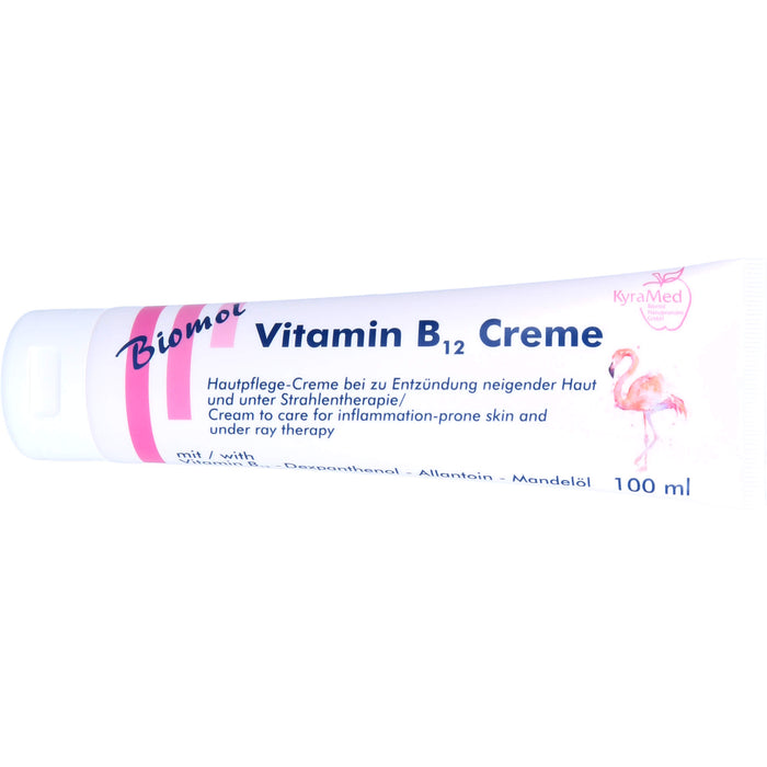 KyraMed Vitamin B12 Creme für zu Entzündung neigende Haut und bei Strahlentherapie, 100 ml Crème